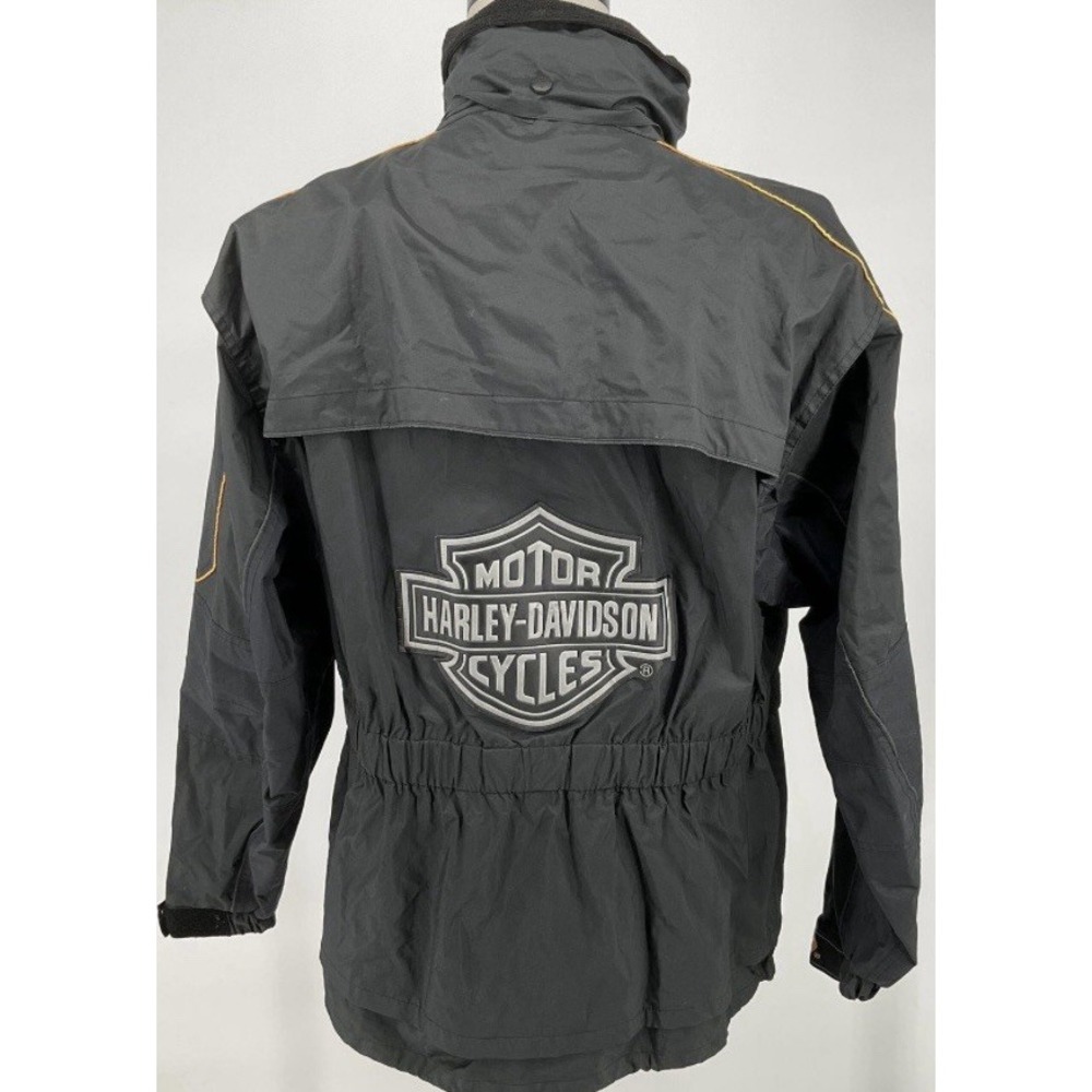 Harley Davidson Vent Back Button & Zipper Jacket. XL